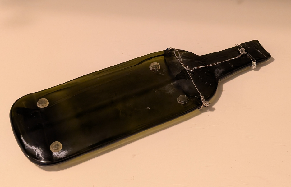 Recycled Wine Bottle Cheese Board - Jewels